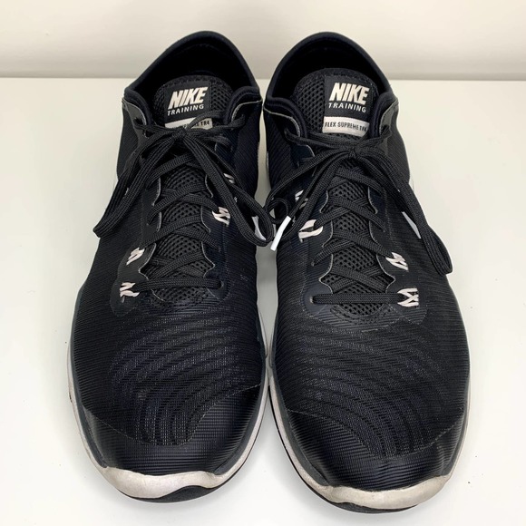 Nike Shoes - Womens Nike Flex Supreme TR5 Black White Cross Training Sneakers Size 11